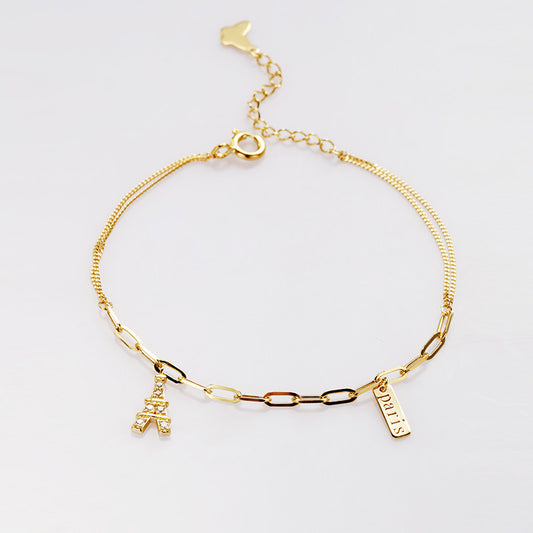 Zirconia Tower Bracelet